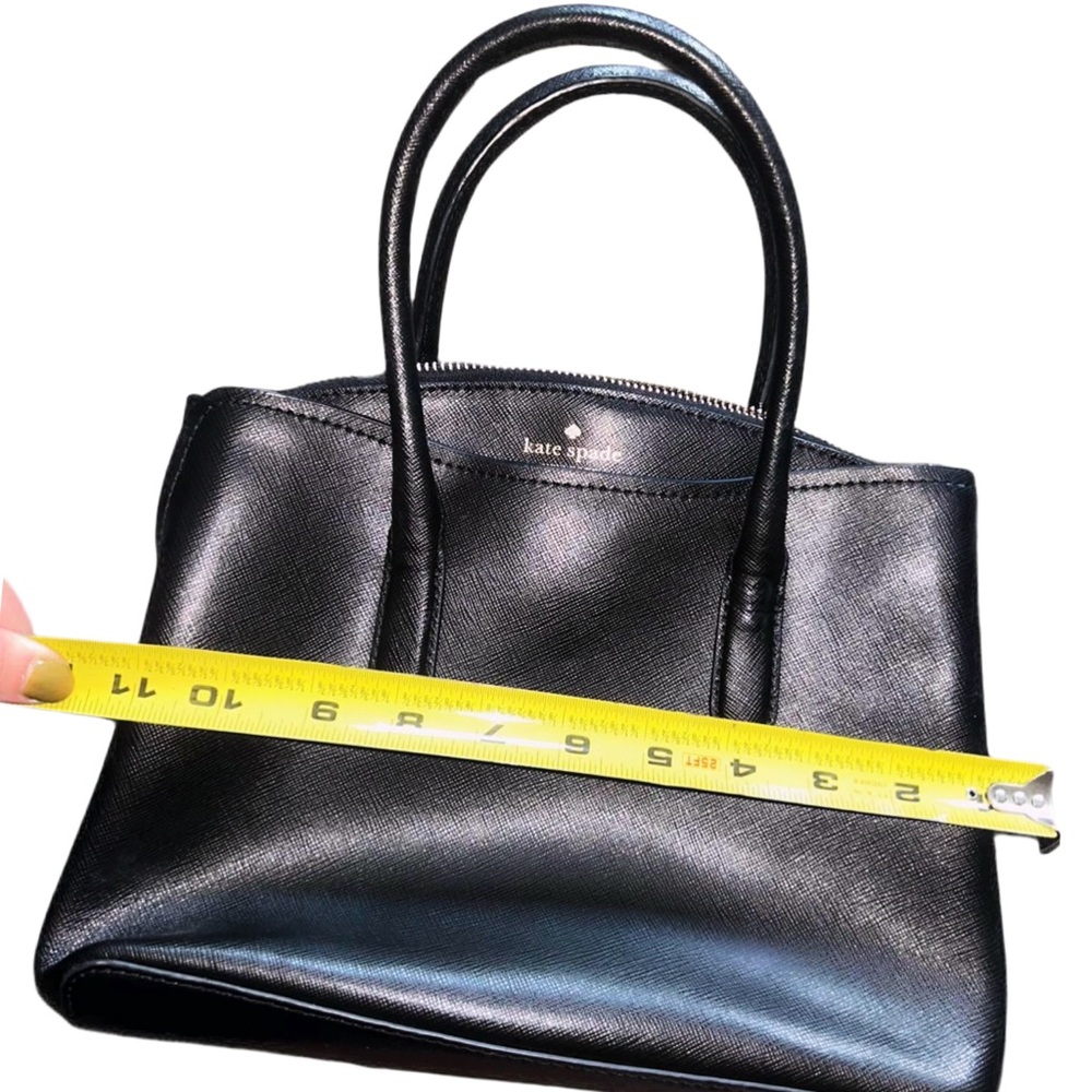 KATE SPADE Black Leather Satchel Madison Dumpling Dolly Phoebe Tote Crossbody - Picture 3 of 6